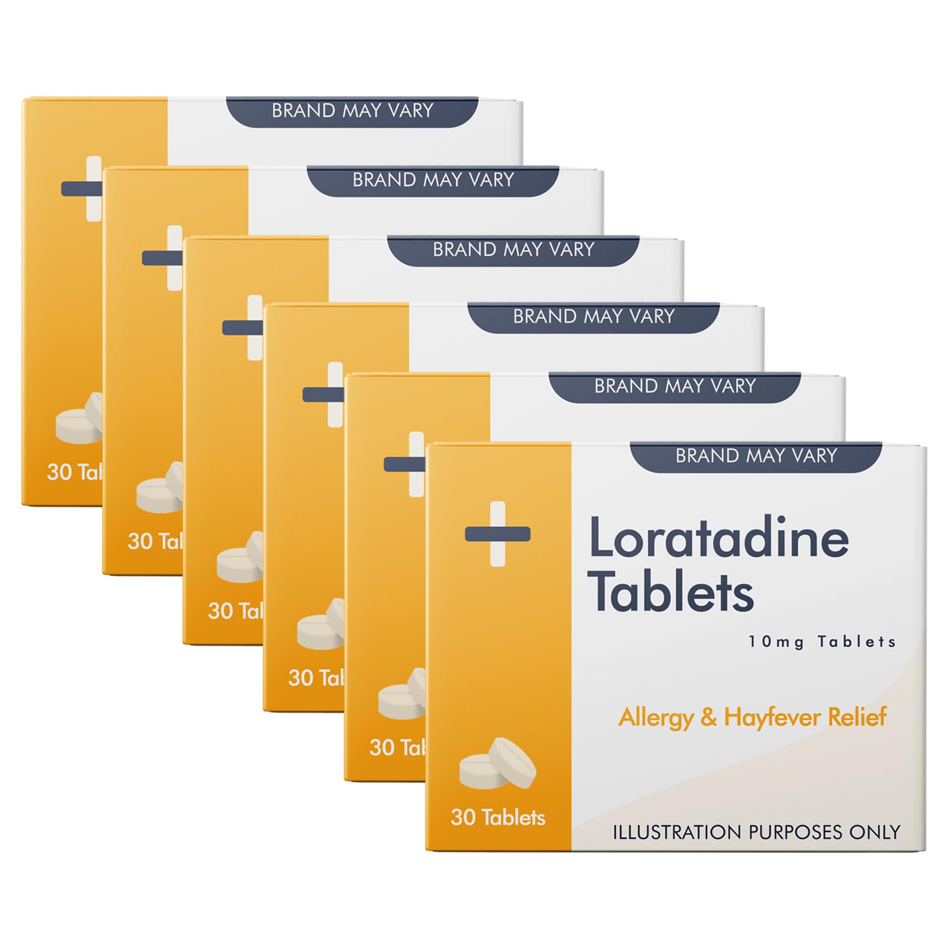Loratadine Hayfever & Allergy Relief 10mg Tablets (30x6) | 6 Months Supply | GSL