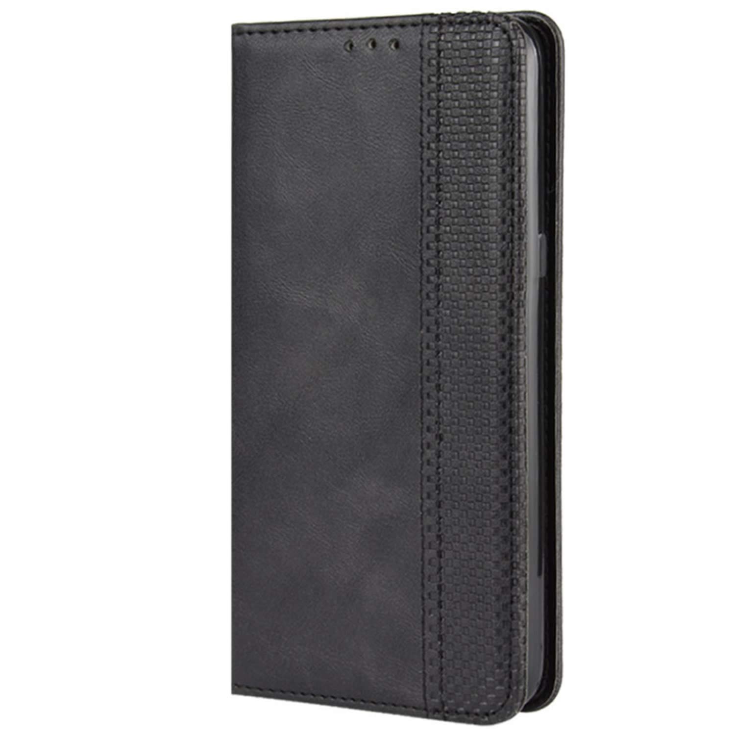 Cover per LG K61/Q61/Q630 Libro in Pelle PU, [con 2 Pezzi