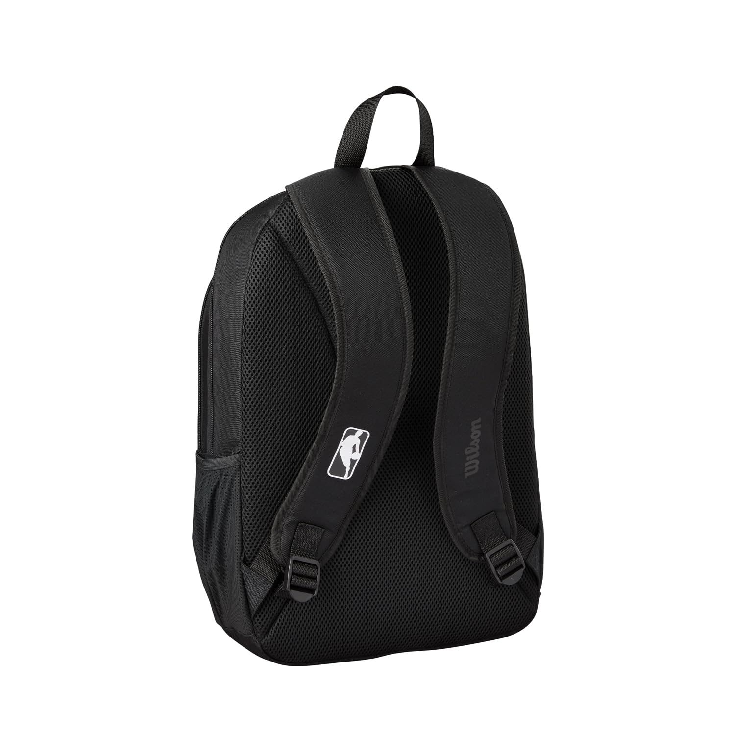 Wilson NBA Rucksack, Polyester-Basketball-Rucksack, Für mühelosen & stilvollen Transport, Farbe: Schwarz