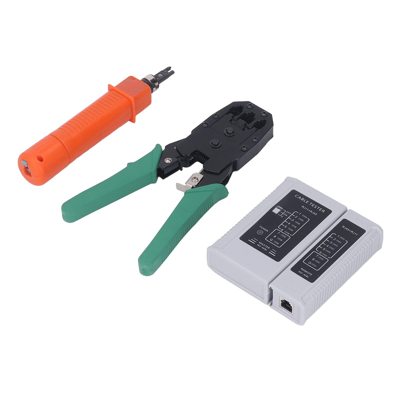 Kit Crimpatrice RJ45 per Rete, Pinze per Connettori RJ, Attrezzo