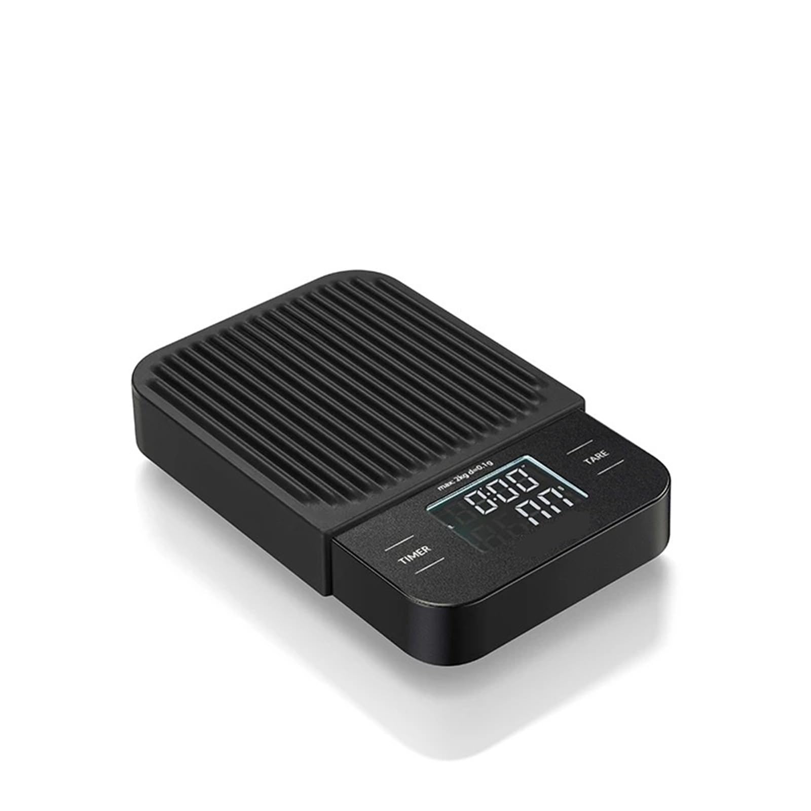 Balance à café Balance à café avec minuterie, graduation précise de 0,1 g, balance de poche portable avec coussinet en silicone