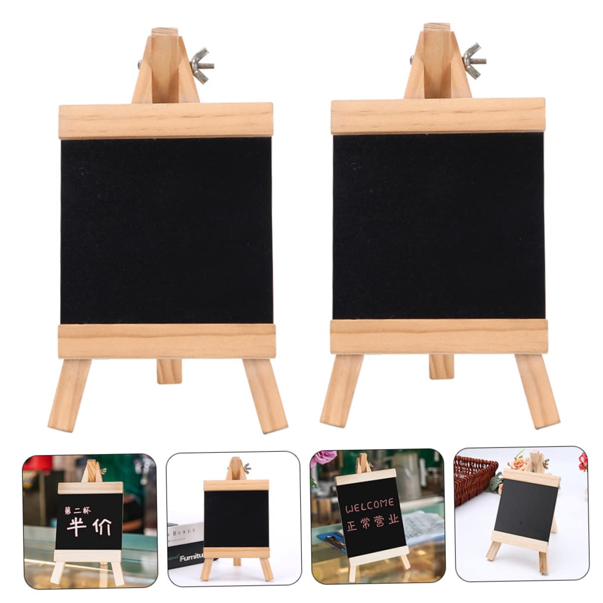 STOBOK 4pezzi Decorativo Multi- Lavagna Da Per Scrittura Lavagna Per Attività Feste Ristoranti e