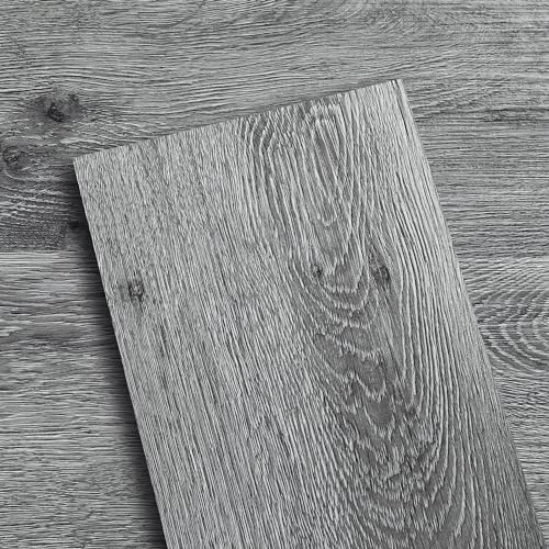 LaCheery 36 Piezas Suelo Vinilo Autoadhesivo Gris Suelo Vinilico Madera Roble Vintage 90cm x 15cm Cobertura 4.86㎡ Suelos de Vinilo Adhesivos para Suelos de Cocina para Salón Baño Impermeable