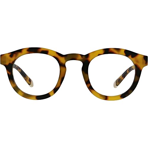 Peepers by PeeperSpecs Oprah's Favorite Women's Round Stardust Blue Light Blocking Reading Glasses and No Correction Eyewear