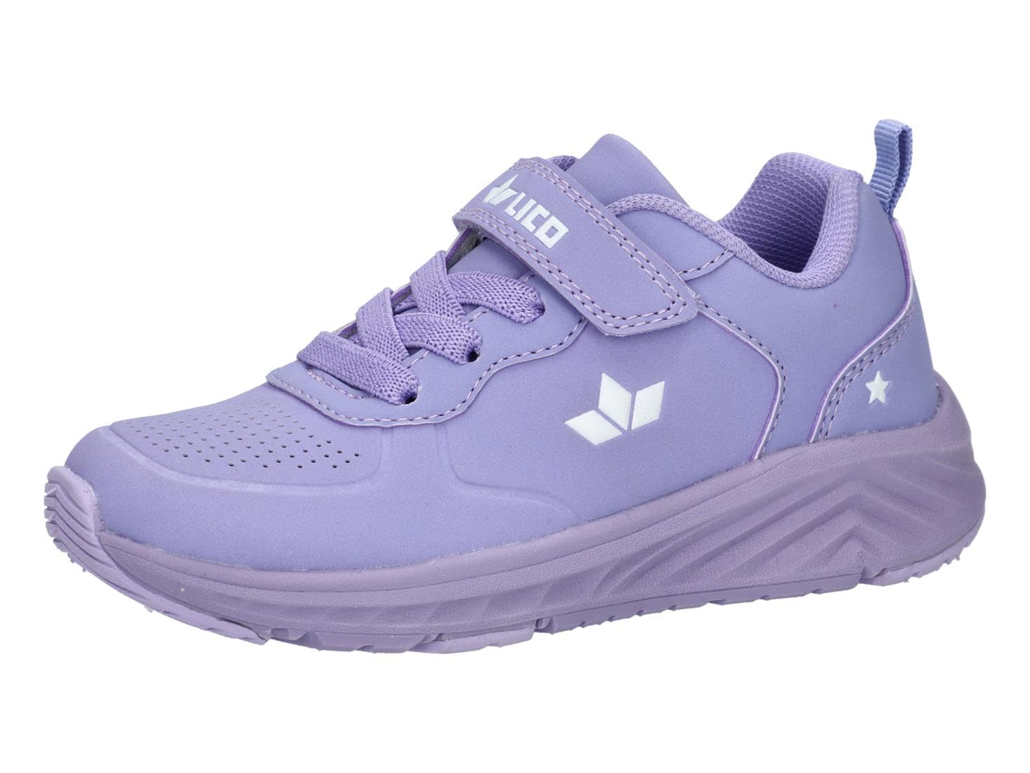 Lico Unisex Kid's Bogota Vs Sneaker, Purple, 12.5 UK Child