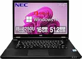 【軽量】NEC VersaPro VKT Core i5 第8世代 office 第8世代 軽量 中古パソコン Microsoft Office付き NEC VersaPro