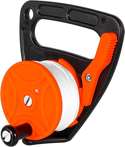 Anclaje compacto de 150 pies para kayak con tapón de pulgar para buceo submarino de seguridad