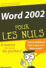 Download Word 2002 Poche Pour les Nuls PDF