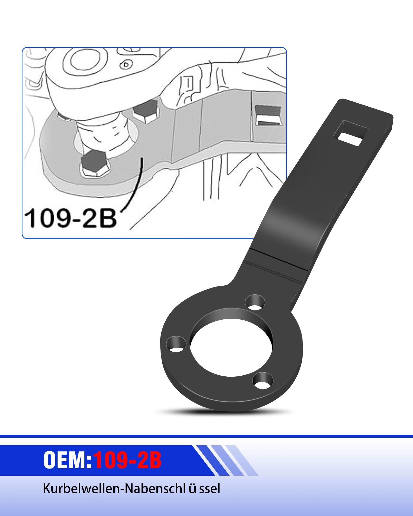 RUIZHI attrezzo Messa in Fase per Cinghia di distribuzione per Citroen C3 III/C4 Cactus, per Peugeot 108 208 308 2008 1.0 1.2T, Strumento per la Regolazione della Cinghia di distribuzione del Motore