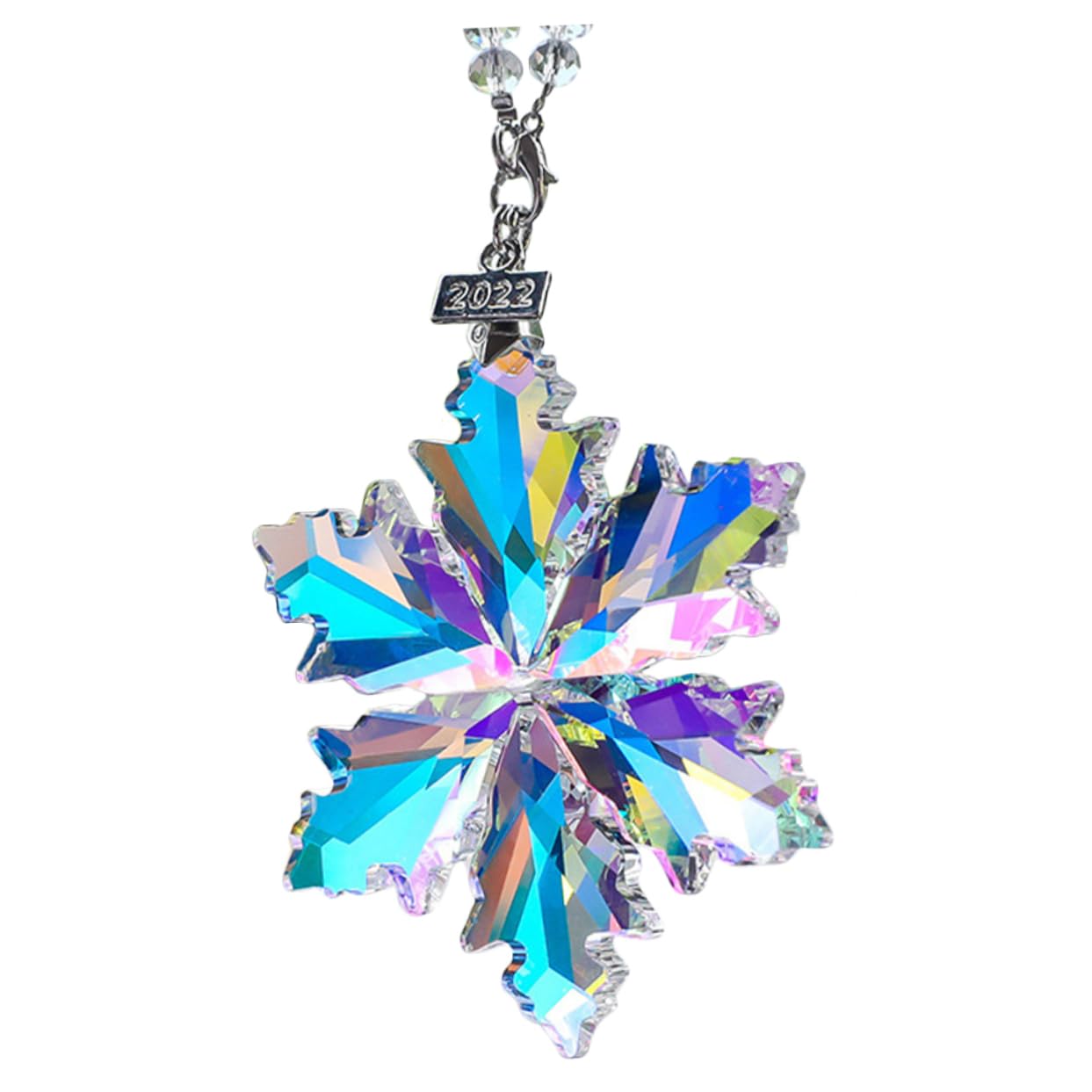 Flocons de neige en cristal pour voiture : embellissez vos trajets quotidiens en lot de 4