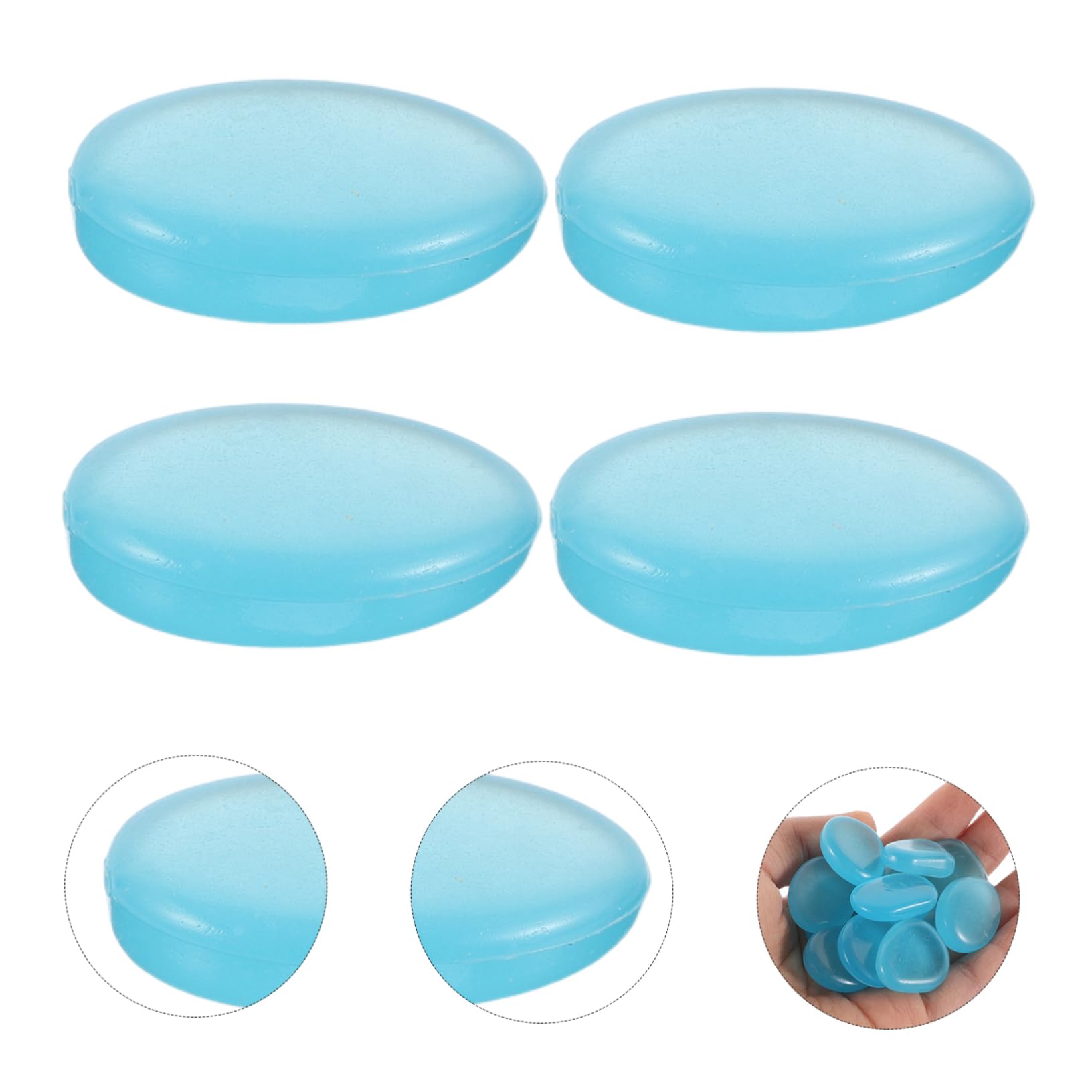 Abaodam 400piezas Piedras Luminiscentes Para Bonsái Guijarros Decorativos Que Brillan La Oscuridad Para Acuarios y Jardines Suministros Para Plantas y Paisajismo