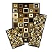 Achim Home Furnishings Capri 3-Piece Rug Set, Southwest Tiles