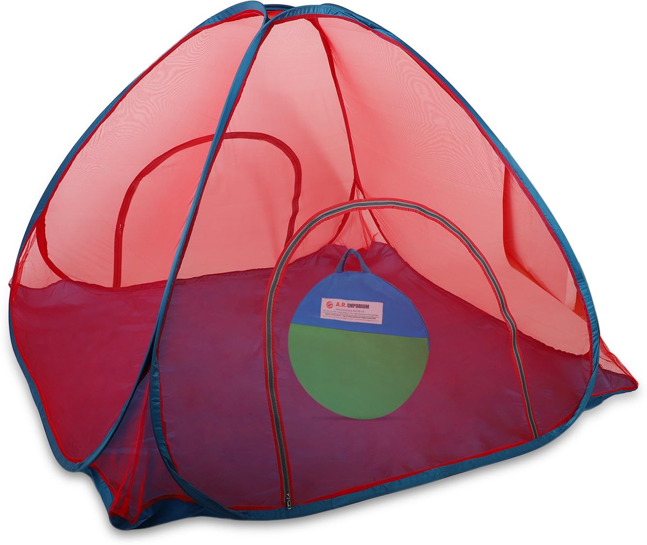 A.R.EMPORIUM Foldable Mosquito Net Light Weight High Durability Strong and Durable Tent Shape Mosquito machardani for Double Bed (6.10X6.10-FT)-image-7