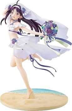 Kadokawa Sword Art Online Yuuki Summer Wedding Ver. 17 Scale PVC Figure, Multicolor