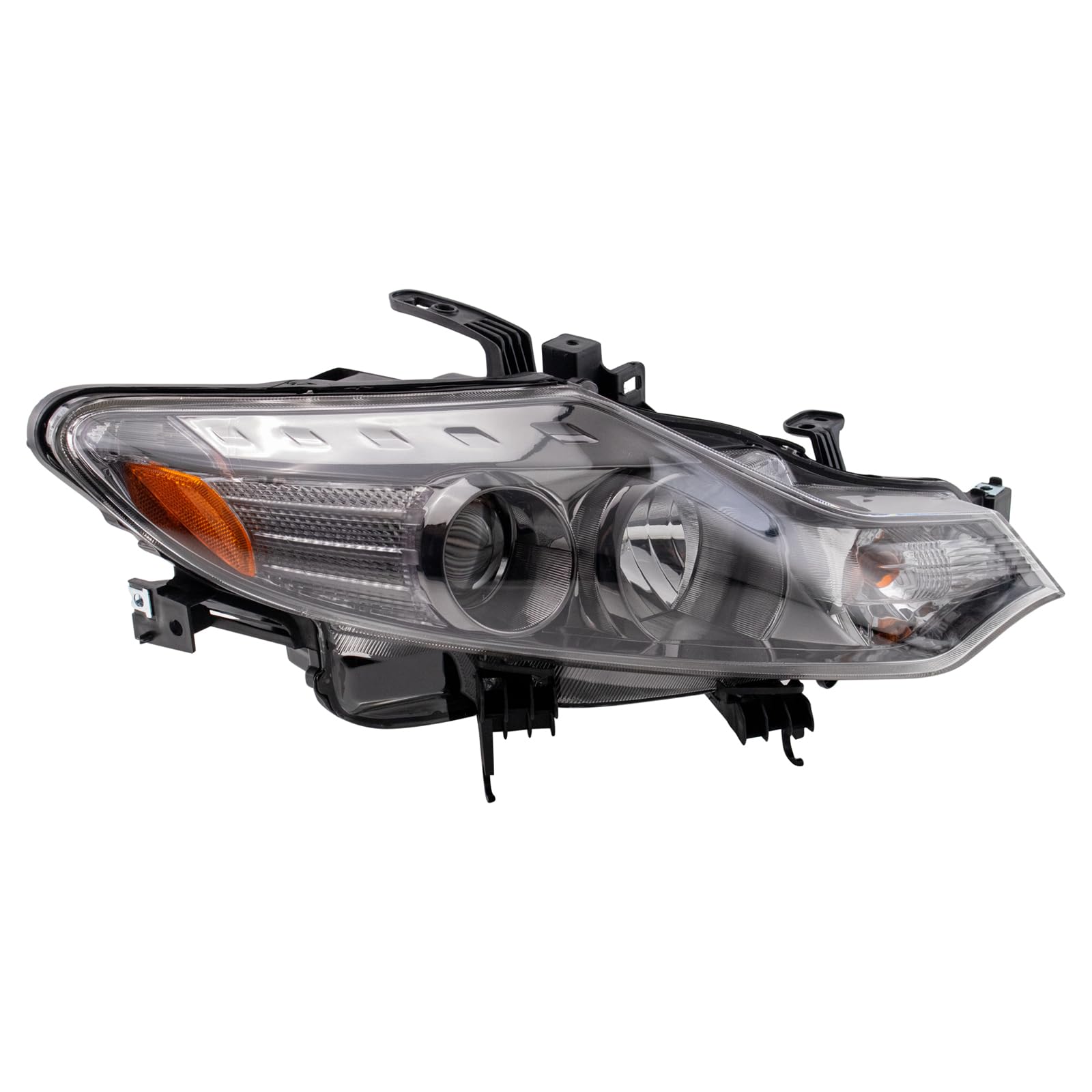 TRQ Passenger Side Headlight Assembly Halogen Compatible with 2009-2014 Nissan Murano NI2503185