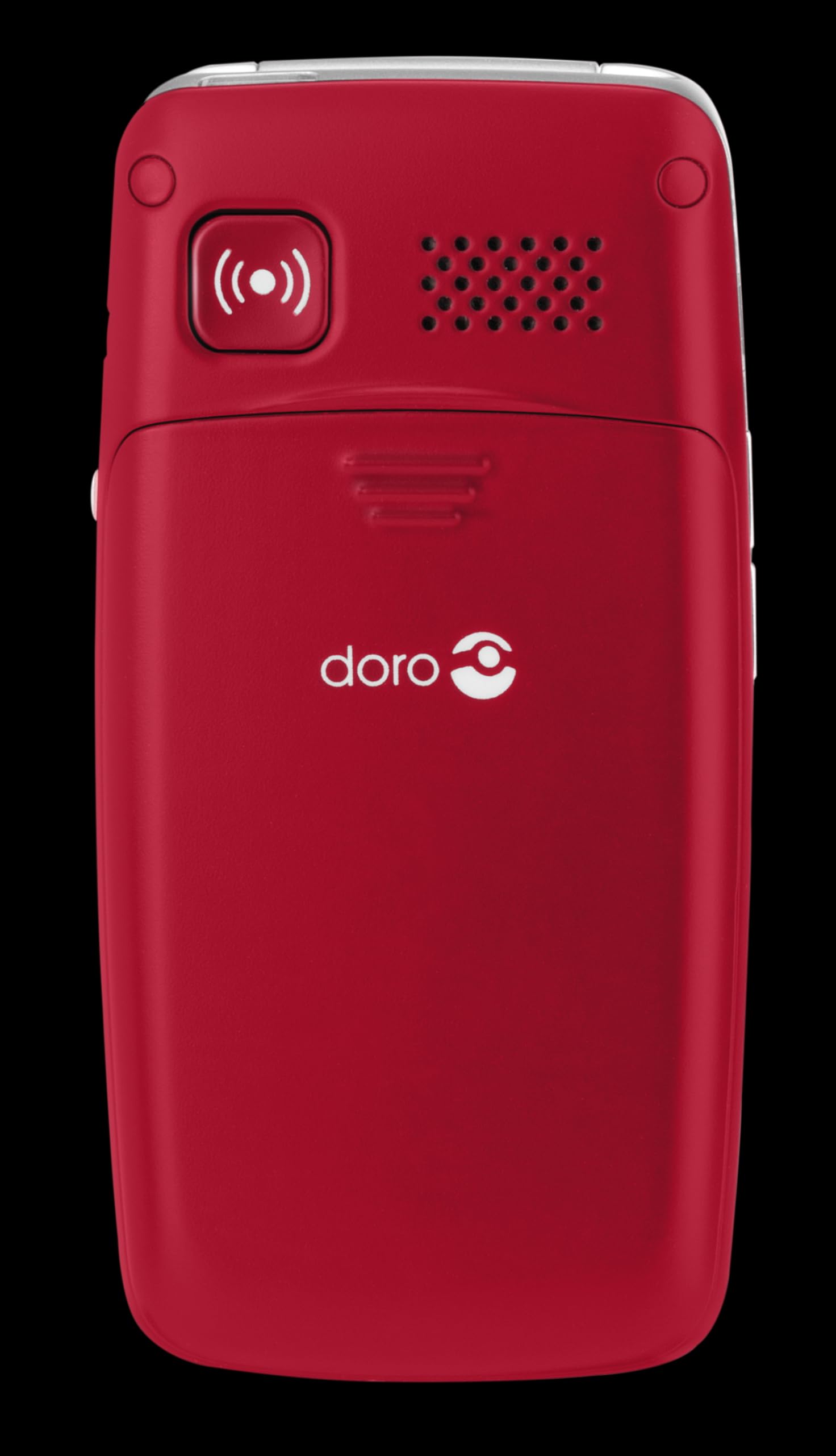 Primo 360014 by Doro Großtastenhandy mit Tischladestation rot