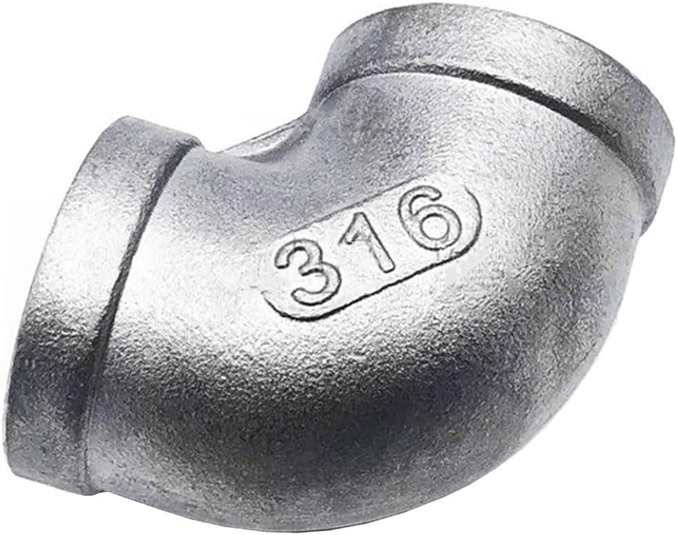 Raccord de tuyau acier inox filetage femelle pour réparer fuite