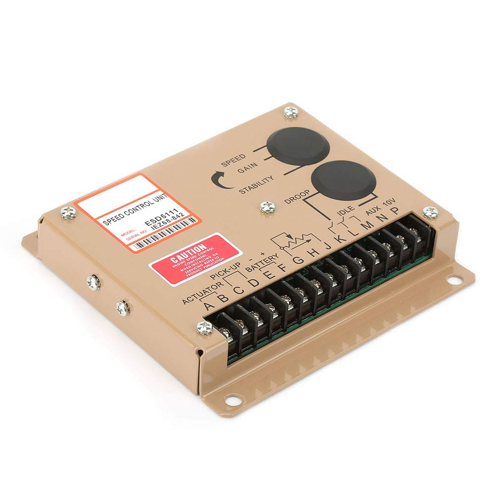 Controlador electrónico de Velocidad del Motor, Tablero regulador electrónico de Velocidad del Motor Ajustable del generador ESD5111