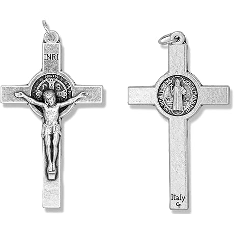 Caritas et Fides Saint Benedict Crucifix, 2.125" (Pack of 5)