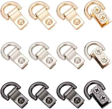 5 Ganci Aragosta Con Moschettone Girevole - Argento Antico, Per Catene Portachiavi, Borse