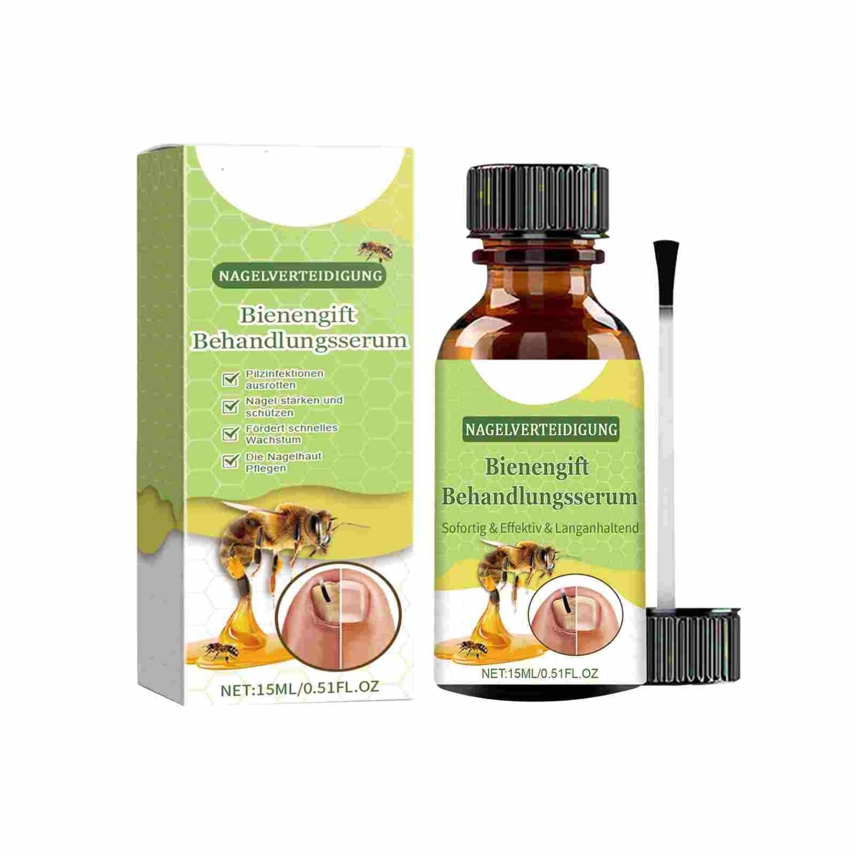 Bienengift Nagel-Spray Set – 5x Sprühflaschen Für Fuß- & Fingernägel, Gegen Verfärbungen, Für Stärkeres Wachstum & Glanz