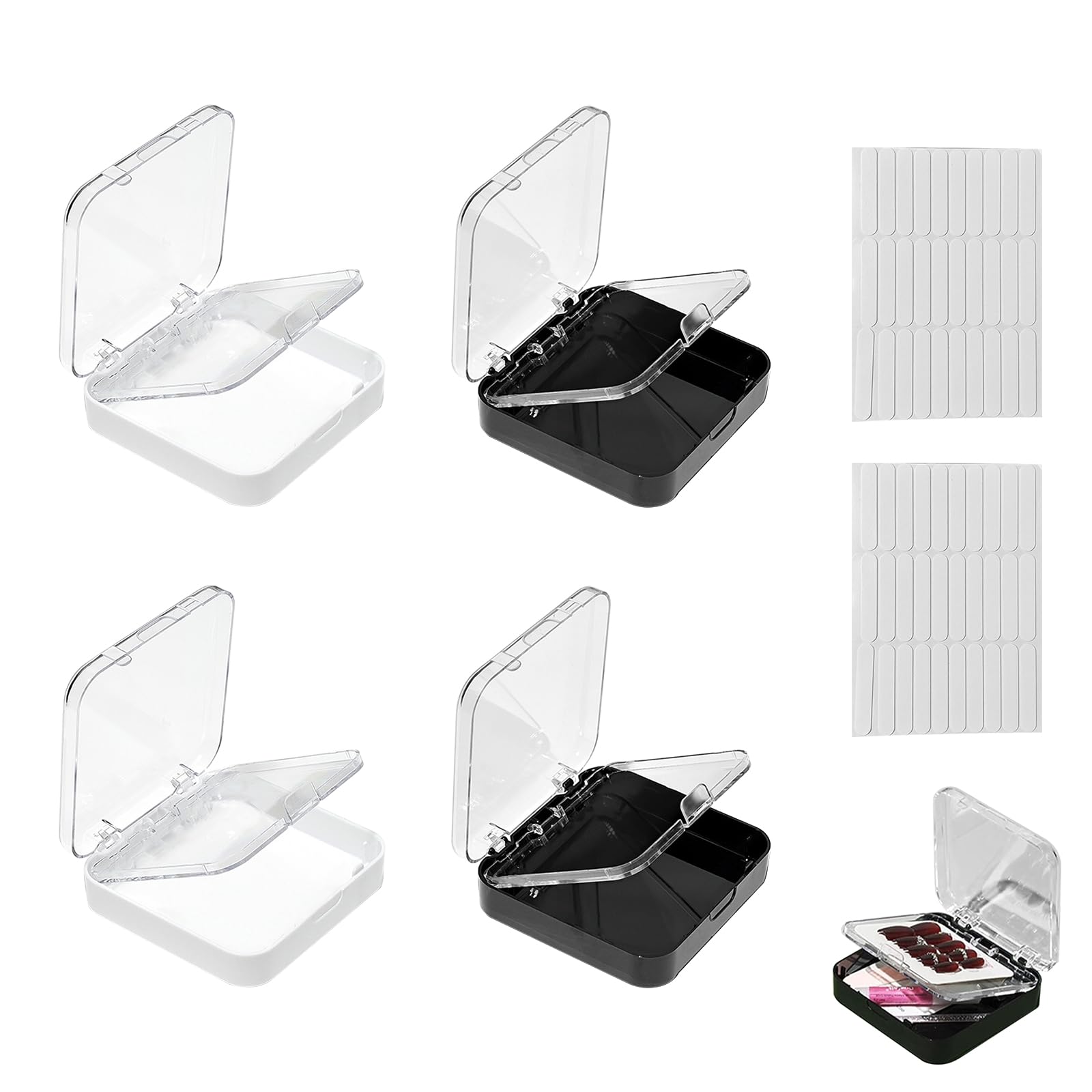 ネイルパーツセット 収納ケース付き 楽天市場】［ ネイルパーツ＆アクセサリー収納ケース タワー