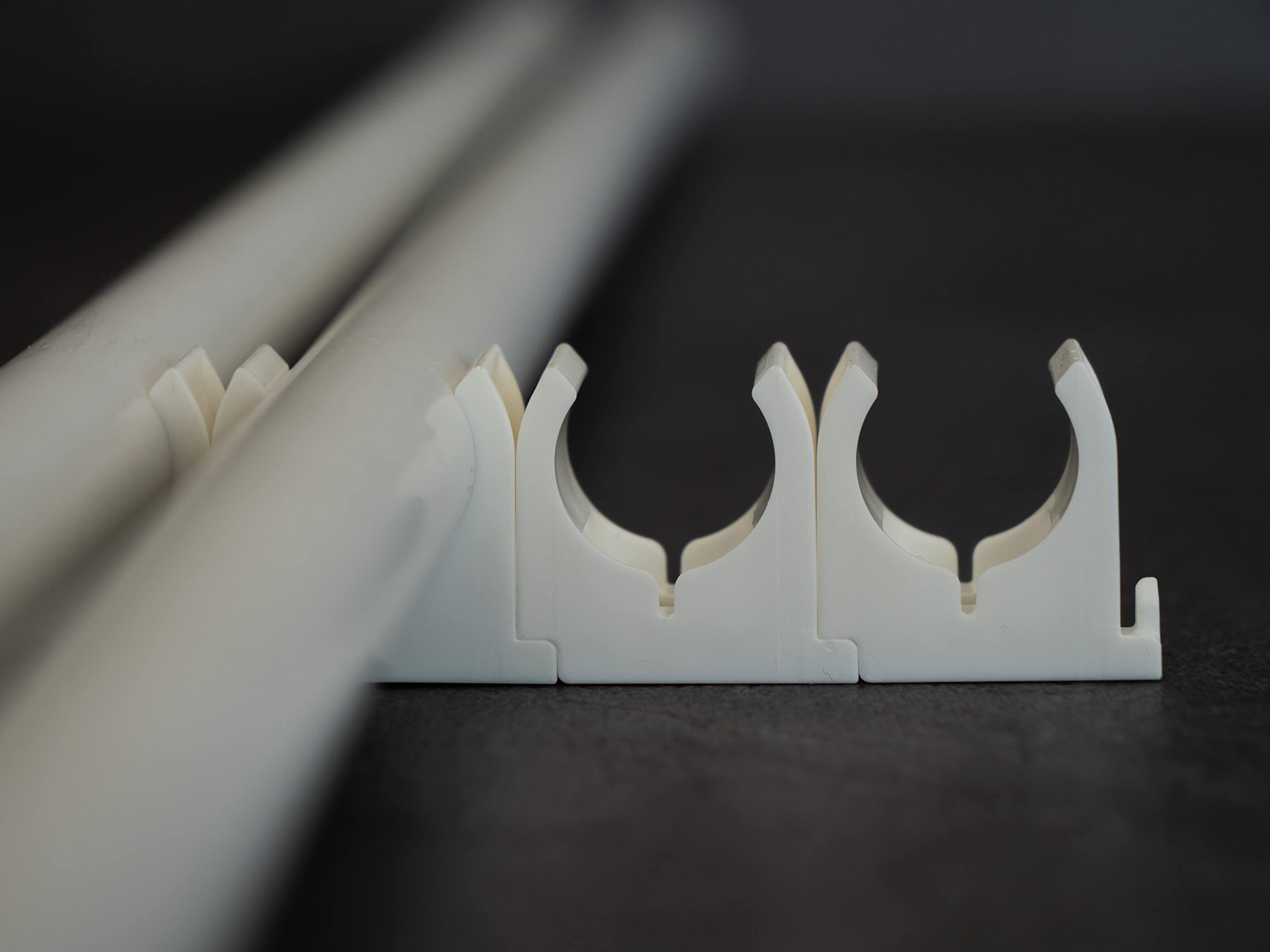 Pipe Clip 20 mm White Set of 30, diameter 20mm 30 St - Image 4