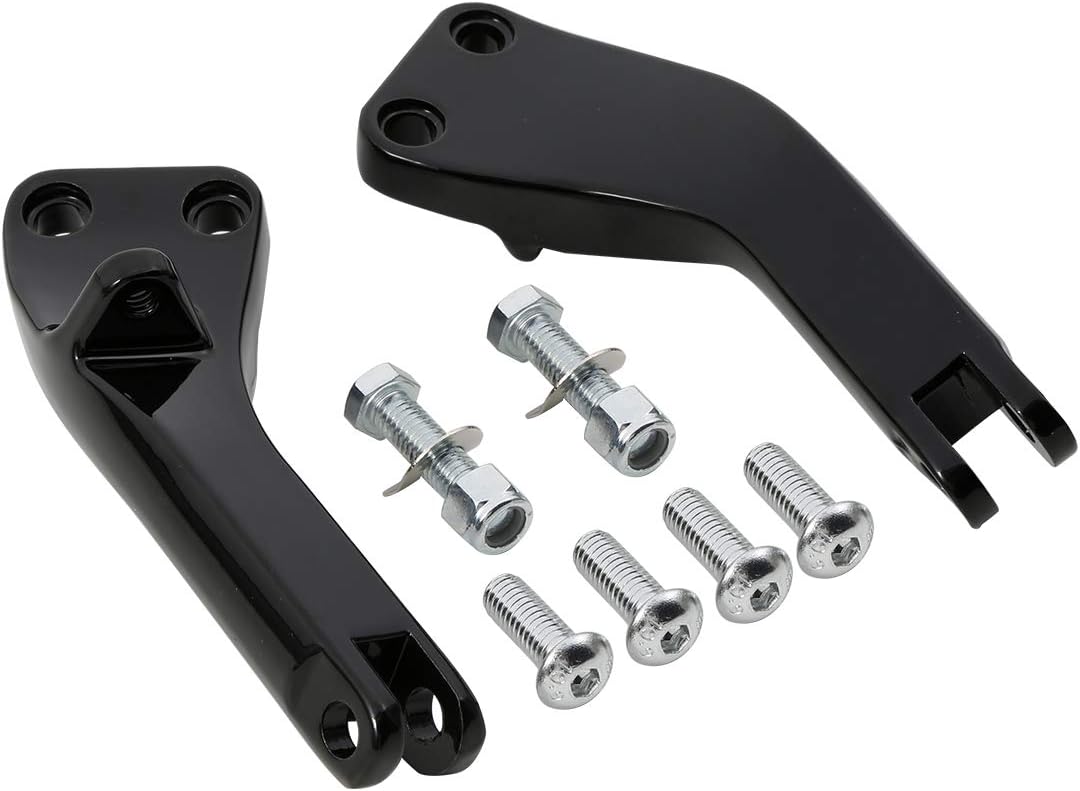 Rear Passenger Foot Peg Mount Support Bracket Fit for Harley Dyna Street Bob 2007-2017 SLMOTO Motorcycle Pegs