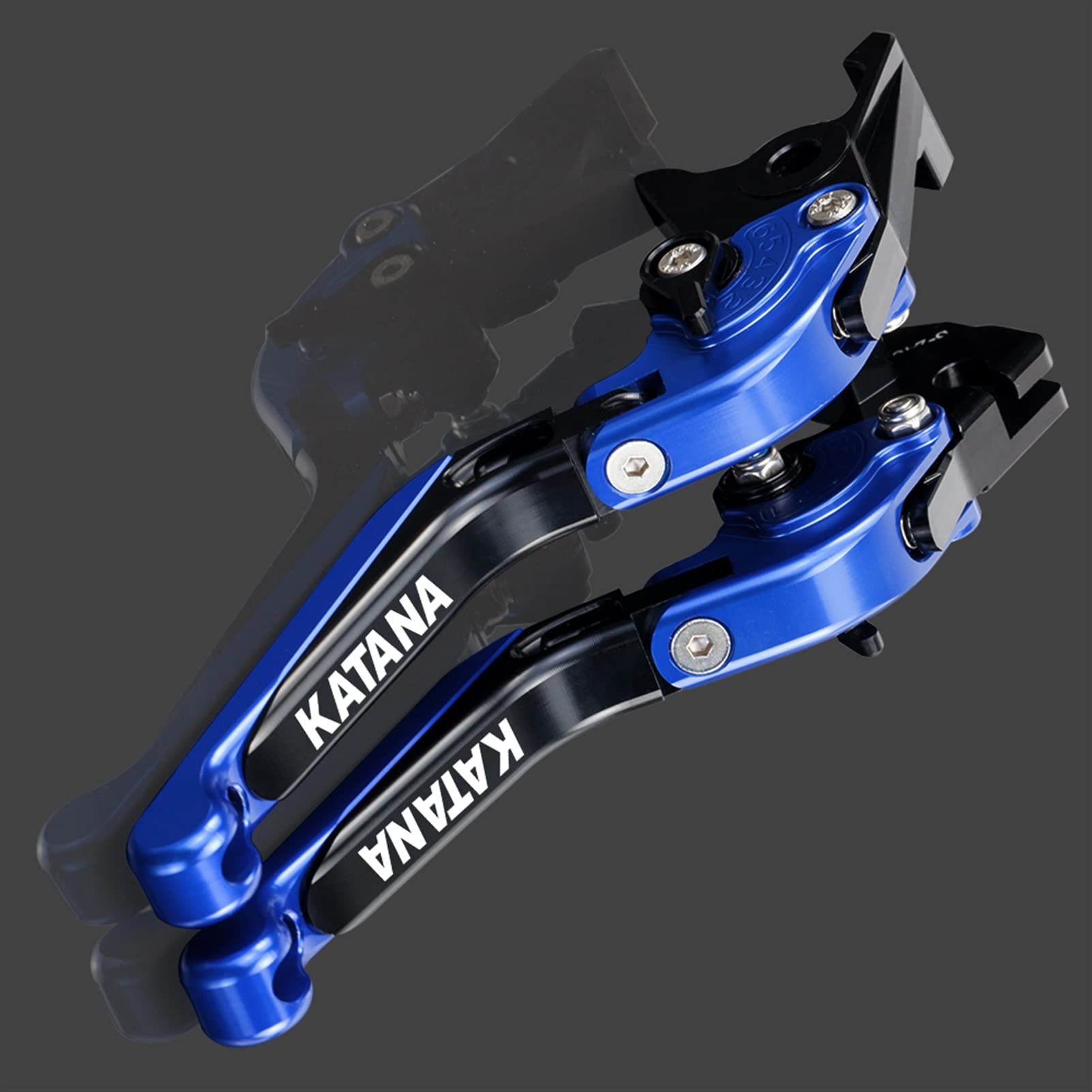 Levier d'embrayage et de frein Katana réglable en alu CNC pour moto Suzuki 2020