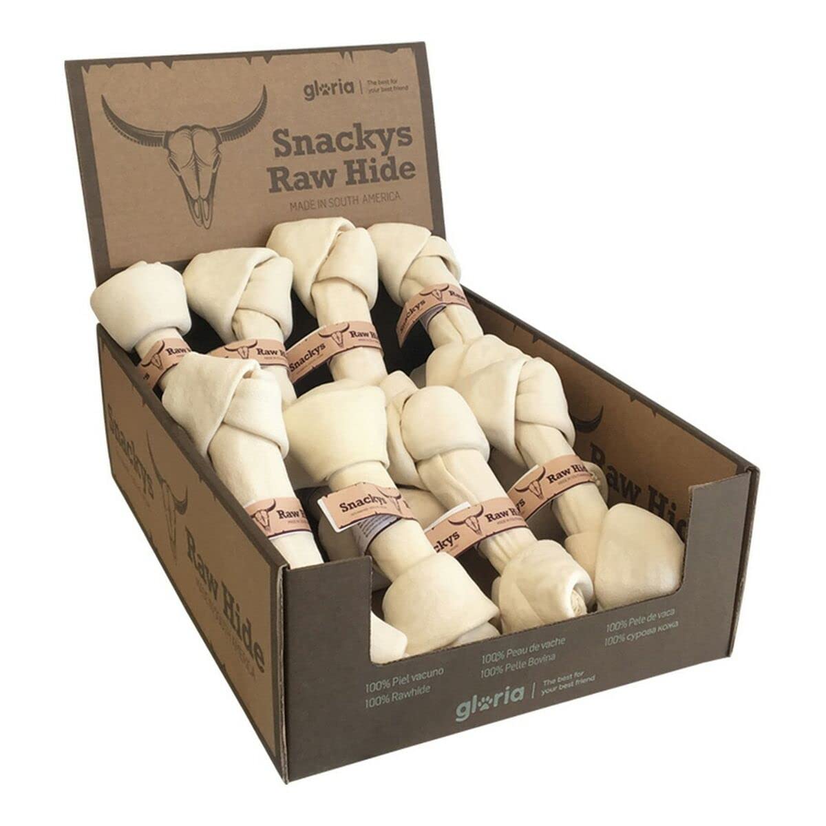 Gloria Snackys Rawhide Masticable Nudos 150 g