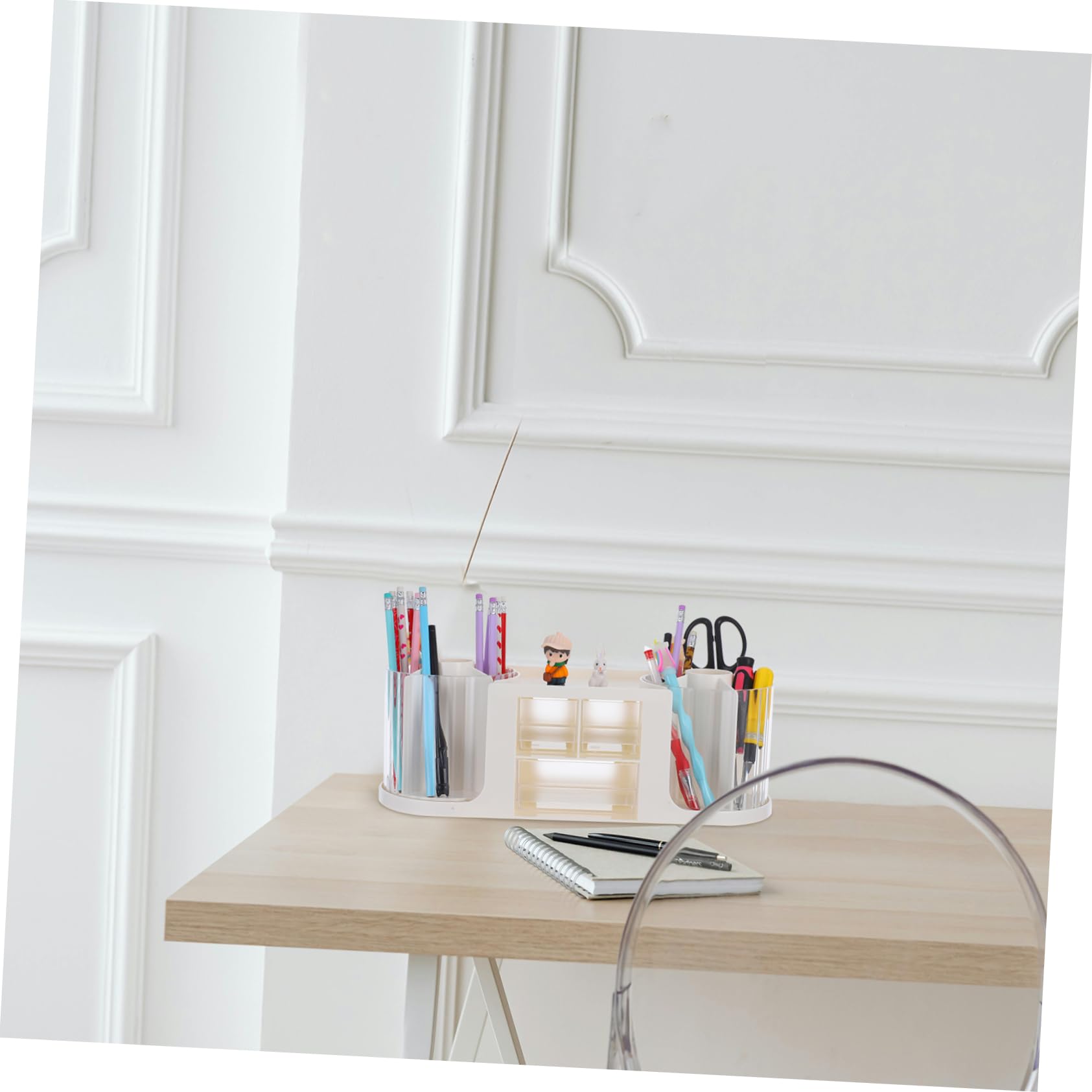Sewroro Organizador con Cajones Transparente para Maquillaje y Oficina