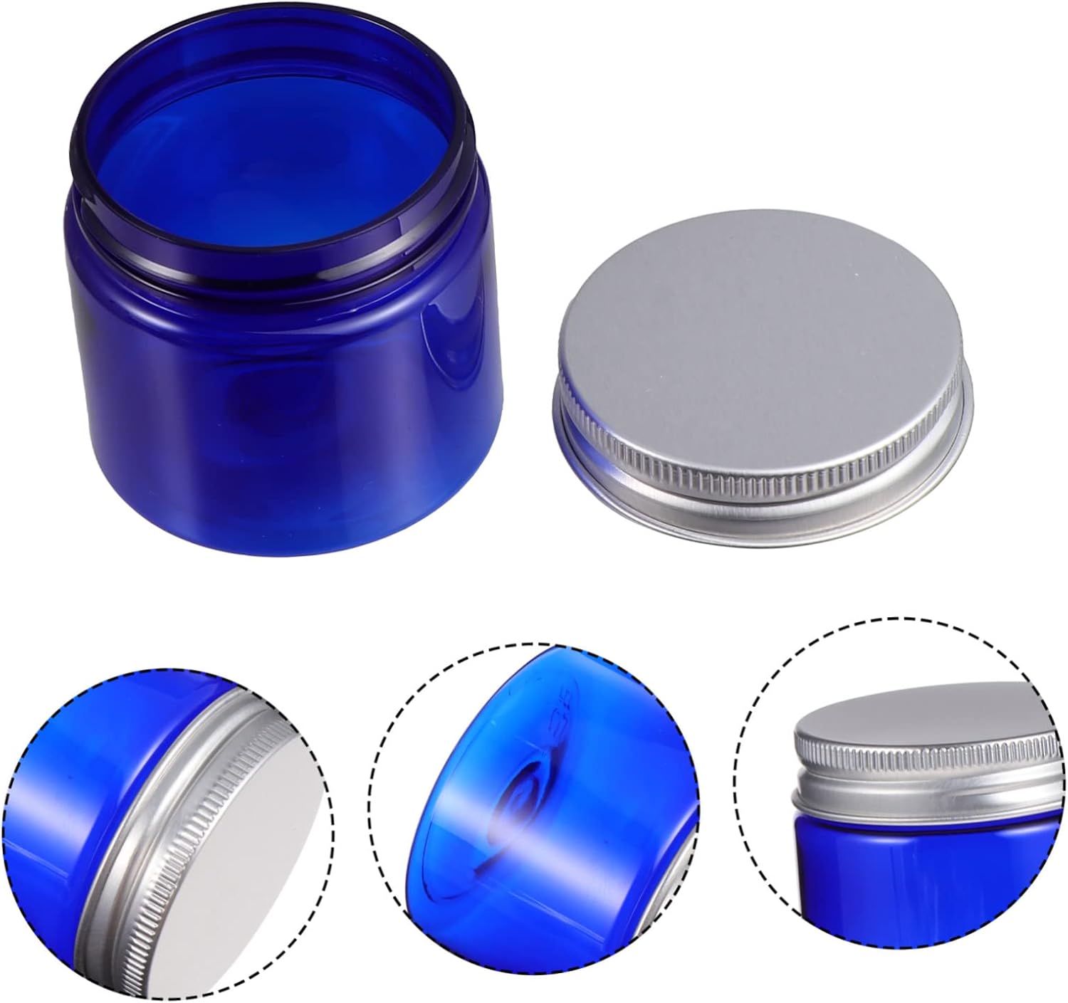 12 Piece 50g Cream Box Set with Aluminum Lid for Travel image 5