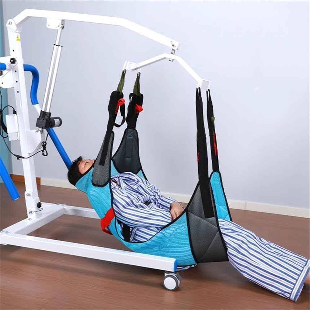 Andador para Ancianos Máquina de traslado de Pacientes con Reposo en Cama Ajustable, Silla elevadora de traslado de enfermería Multifuncional Andador Ligero
