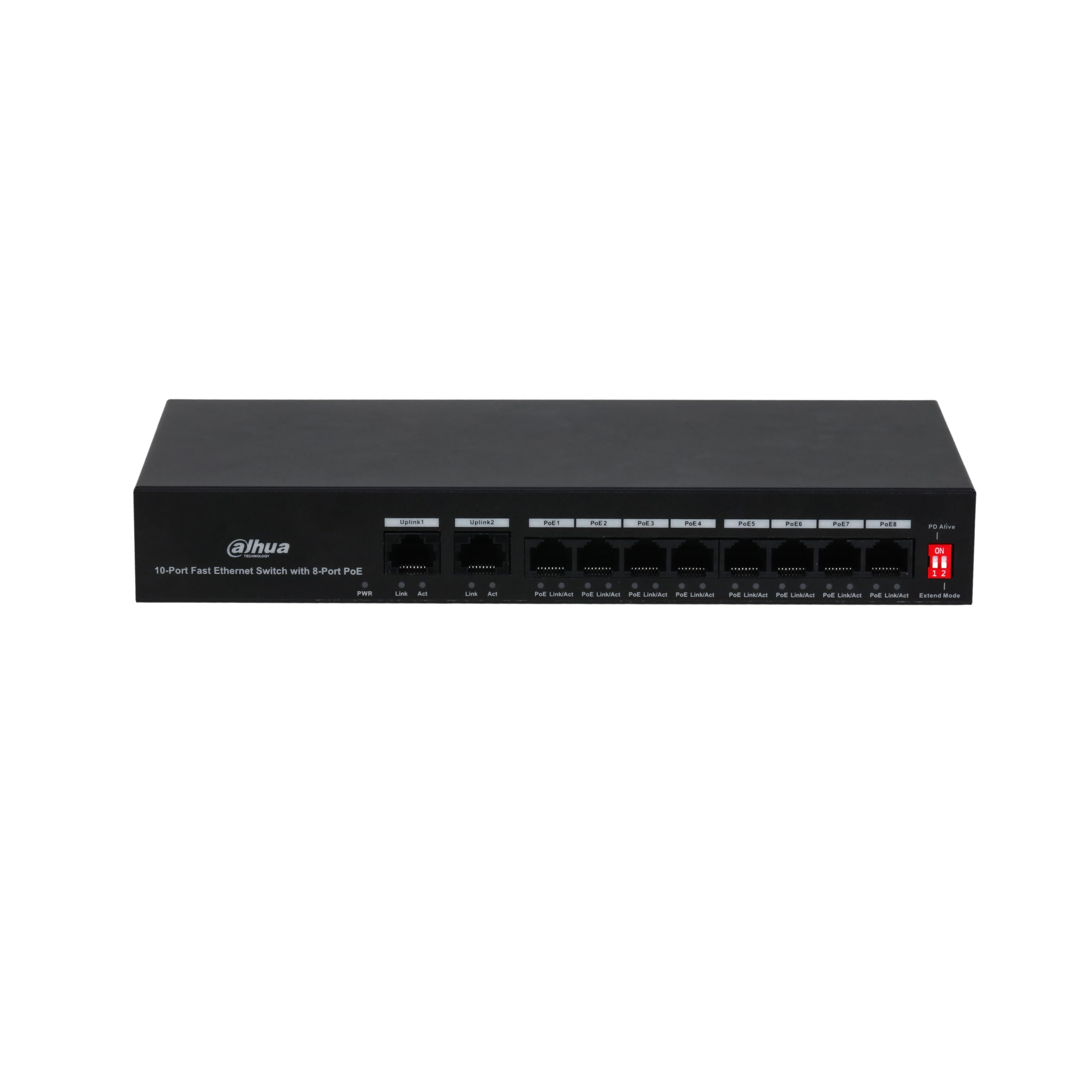 Dahua 10-Port Fast Ethernet Switch with 8-Port, 8-Port PFS3010-8ET-65 (Black) (B093ZX2HKY) Amazon Price History, Amazon Price Tracker