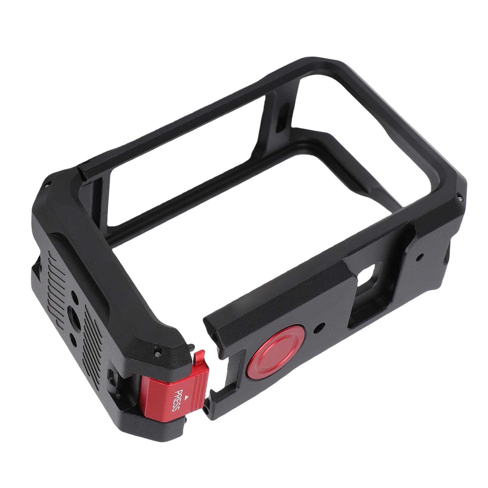 Tbest 6 Jaula para Cámara Vídeo Protector de Aleación de Aluminio con Zapata Fría Rosca de 1/4 Pulgadas para Vlogging Deportes Al Aire Libre