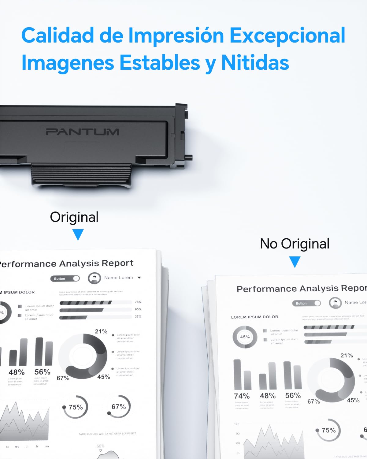 PANTUM TL-A4219H Cartucho de Tóner Original 3000 Páginas Negro | Compatible con Serie Efficient Pro BP4209DW, BM4209DW, BM4249ADW, BM4309ADW