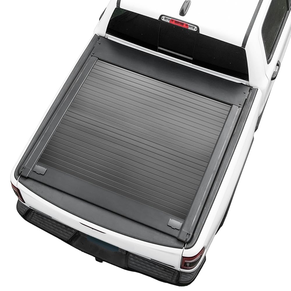 Syneticusa MR Retract Hard Truck Bed Tonneau Cover Fits 2020-2025 Chevy Silverado/GMC Sierra 2500 HD/3500 HD 6'8