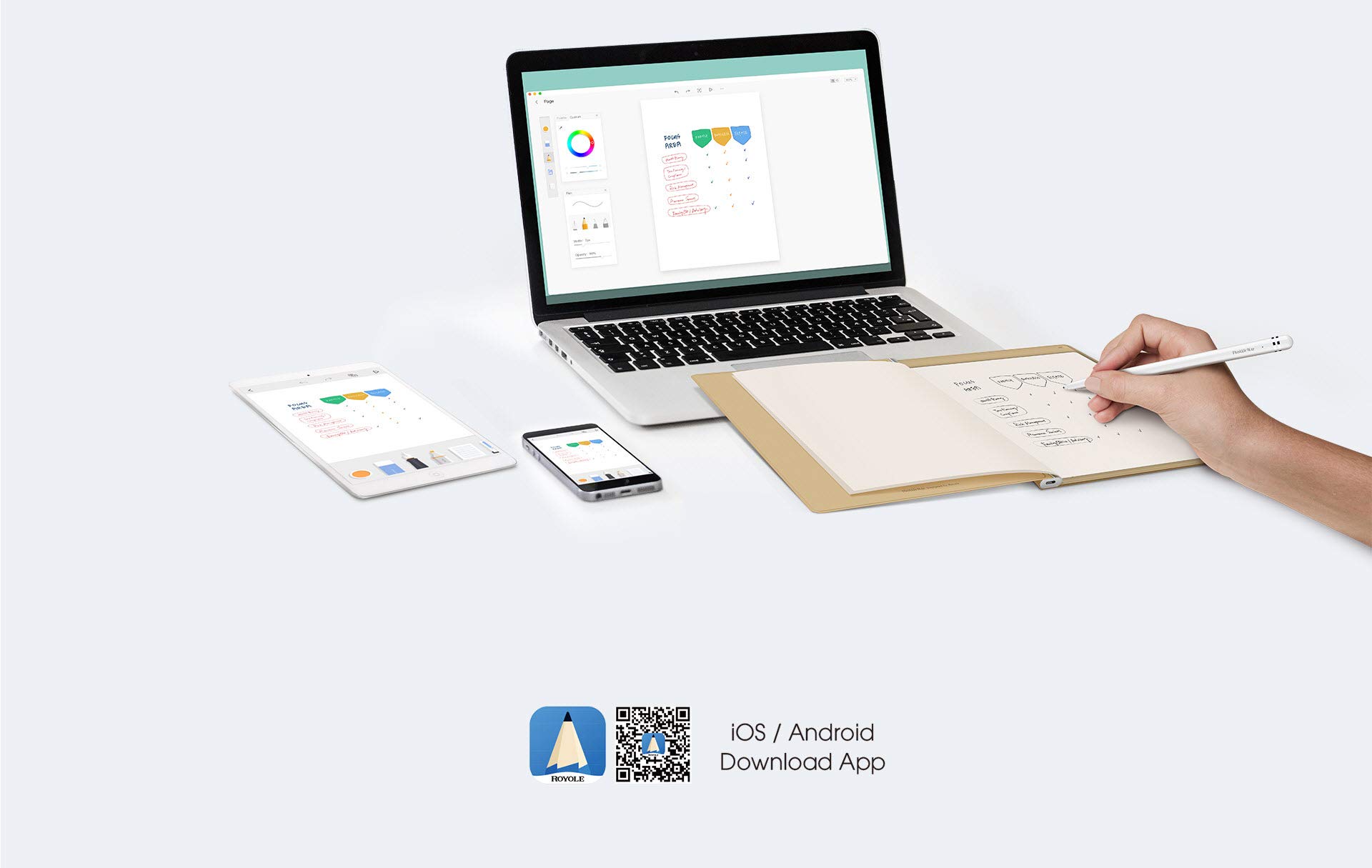 Buy Royole Smart Object Digital Notepad Smart Notebook RoWrite 2 Smart