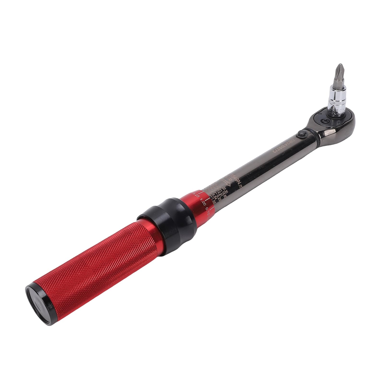 Jeffergarden Zestaw Kluczy Dynamometrycznych Click Zestaw 1 Kluczy Dynamometrycznych z Napędem 4 Cali od 2,5 do 30 Nm z dwustronną grzechotką o 72 Zębach CR V Stal i Aluminium do Rowerów E Bike