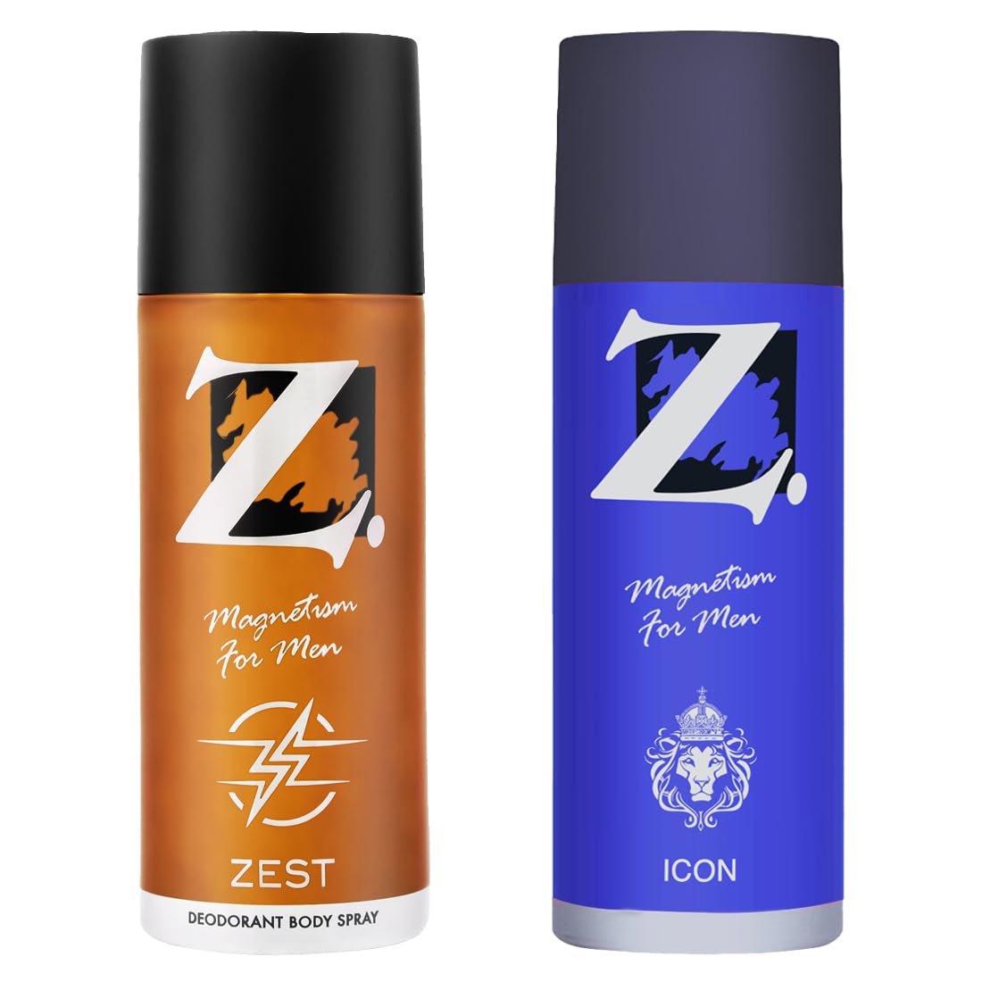 Z Magnetism Icon & Zest Deodorant Perfume for Men | Signature Spicy & Citrusy Fragrance | Fights Body Odor & Ensures Long Lasting Freshness | Perfect for any occasion - 150ml (Pack of 2)-picture-30