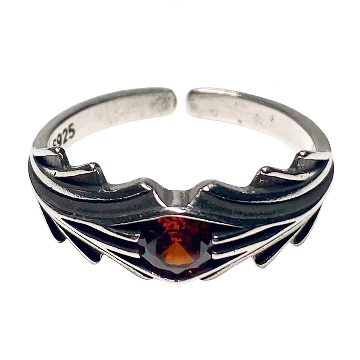 CH.yishiHandmade 925 Sterling Silver Ring Adjustable Stacking Ring Vintage Statement Ring Personalized Jewelry for Women & Men