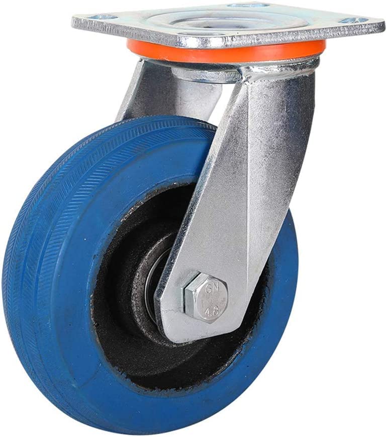 Roulette robuste à charge élevée avec roulement à billes 360 degrés en fer