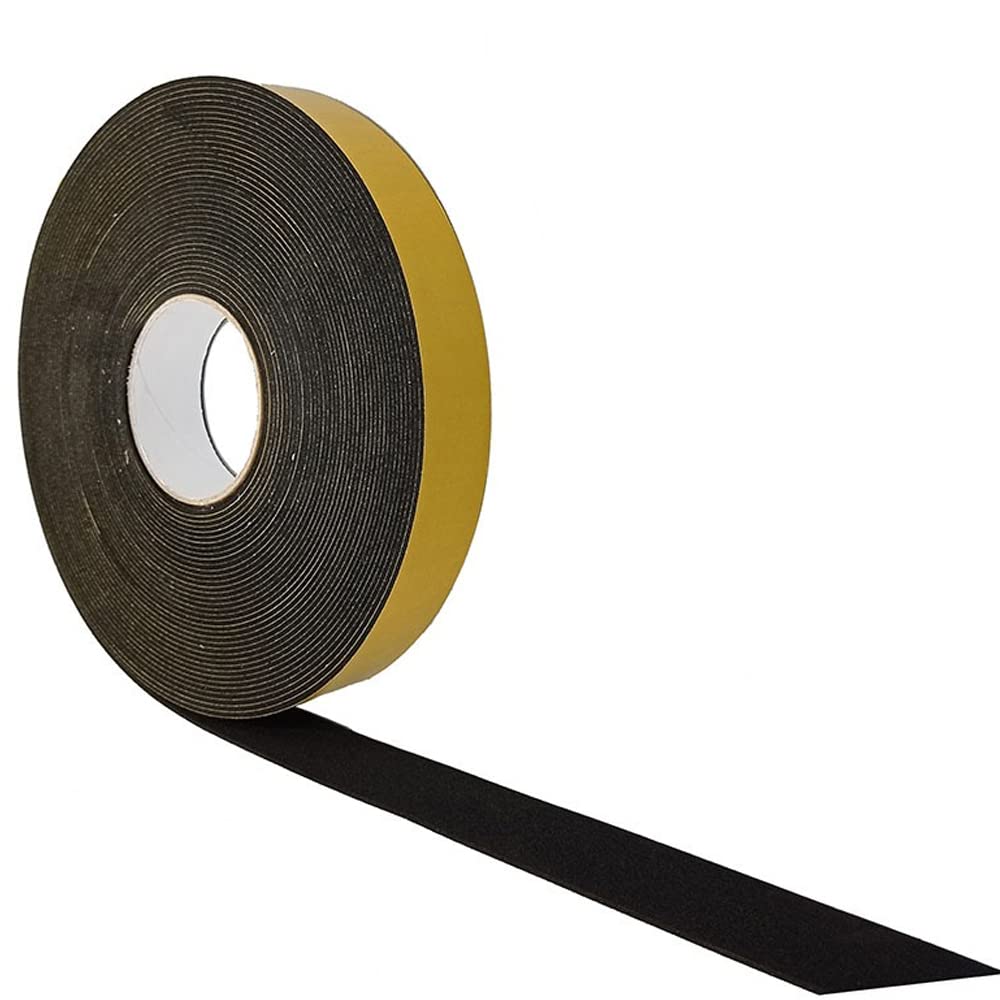 Single Sided Self Adhesive Foam Tape 50mm Wide 3mm Thick 10m EVA Weather Strip Window Door Insulation