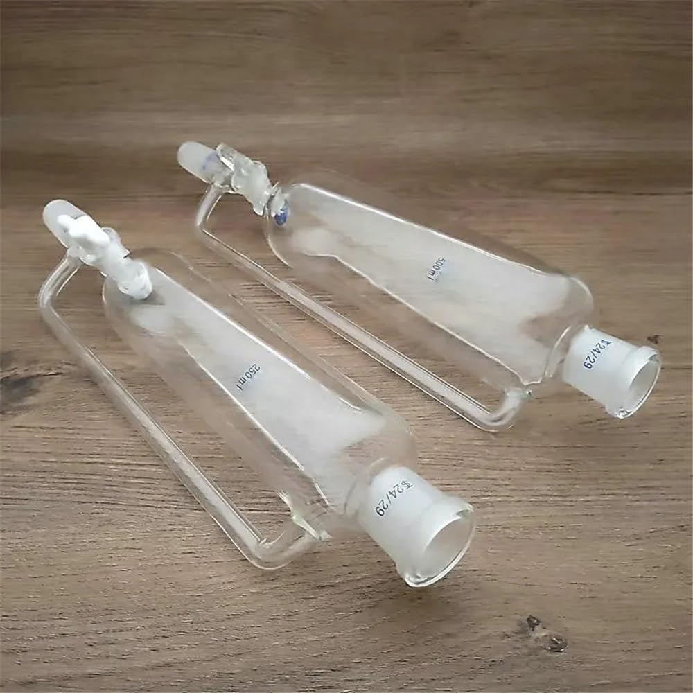 1 pezzo da 25 ml a 1000 ml di vetro cilindrico a pressione costante con pistone in VETRO da laboratorio(500ml 24x24 Type-A)