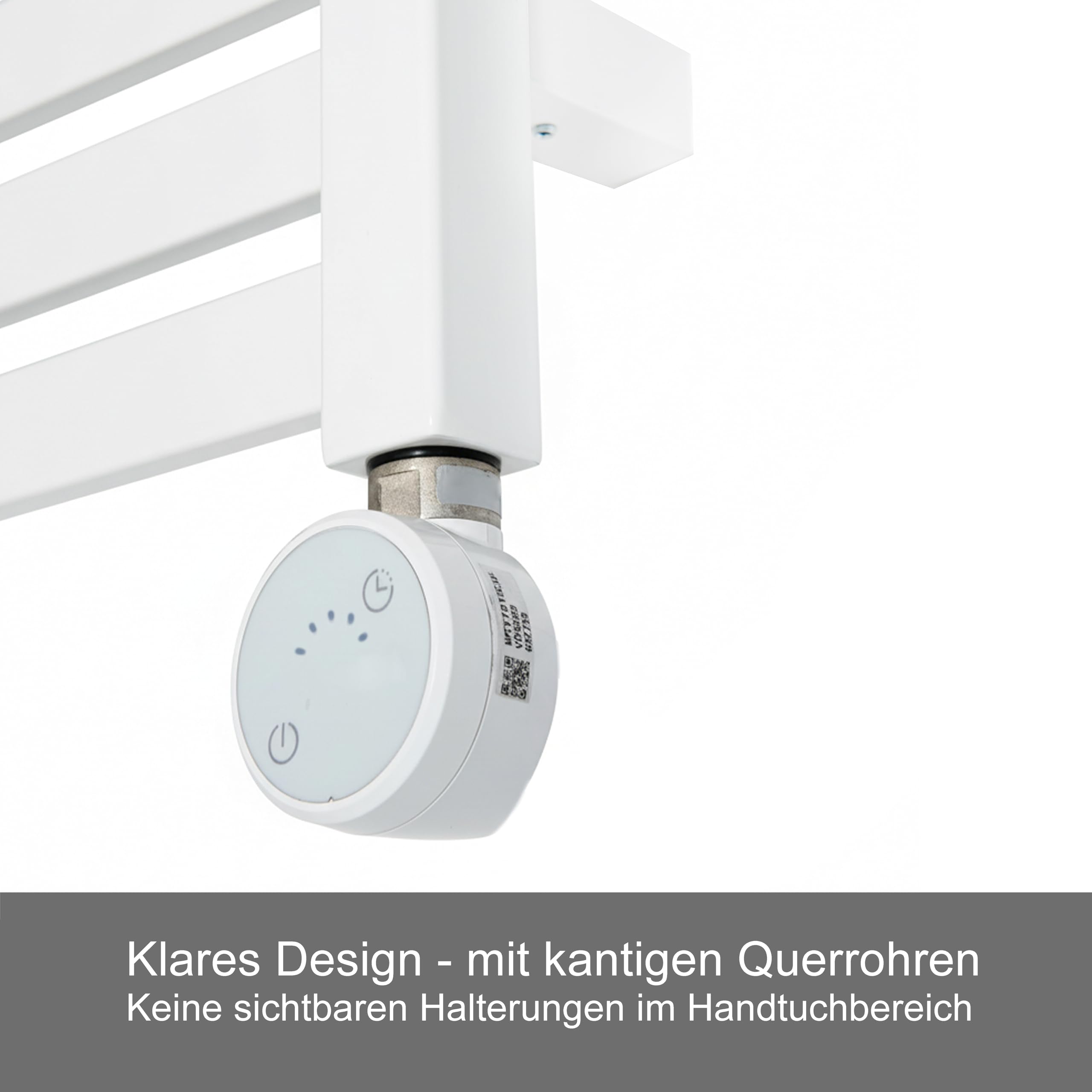 anapont Marlin elektryczny grzejnik łazienkowy na ręczniki – aplikacja WiFi – grzejnik na ręczniki, IPx5, w pełni zmontowany – atmosfera i komfort w łazience