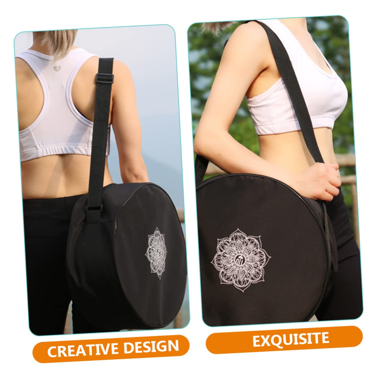 ifundom 2 Stück Yoga Aufbewahrungstasche Große Kapazität Sportzubehör Yoga Block für und Fitness Equipment