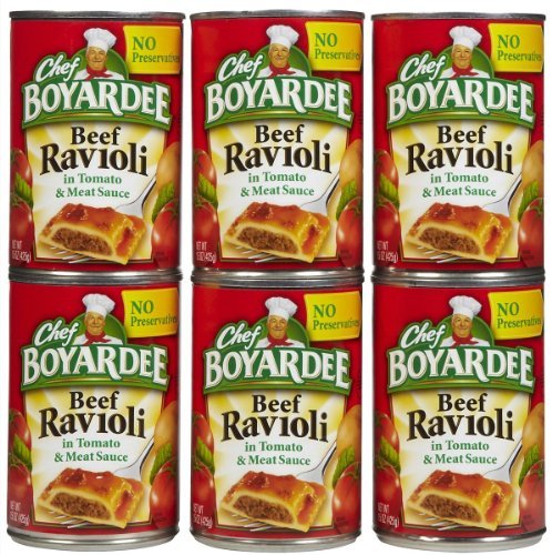 Chef Boyardee Beef Ravioli 6 pack