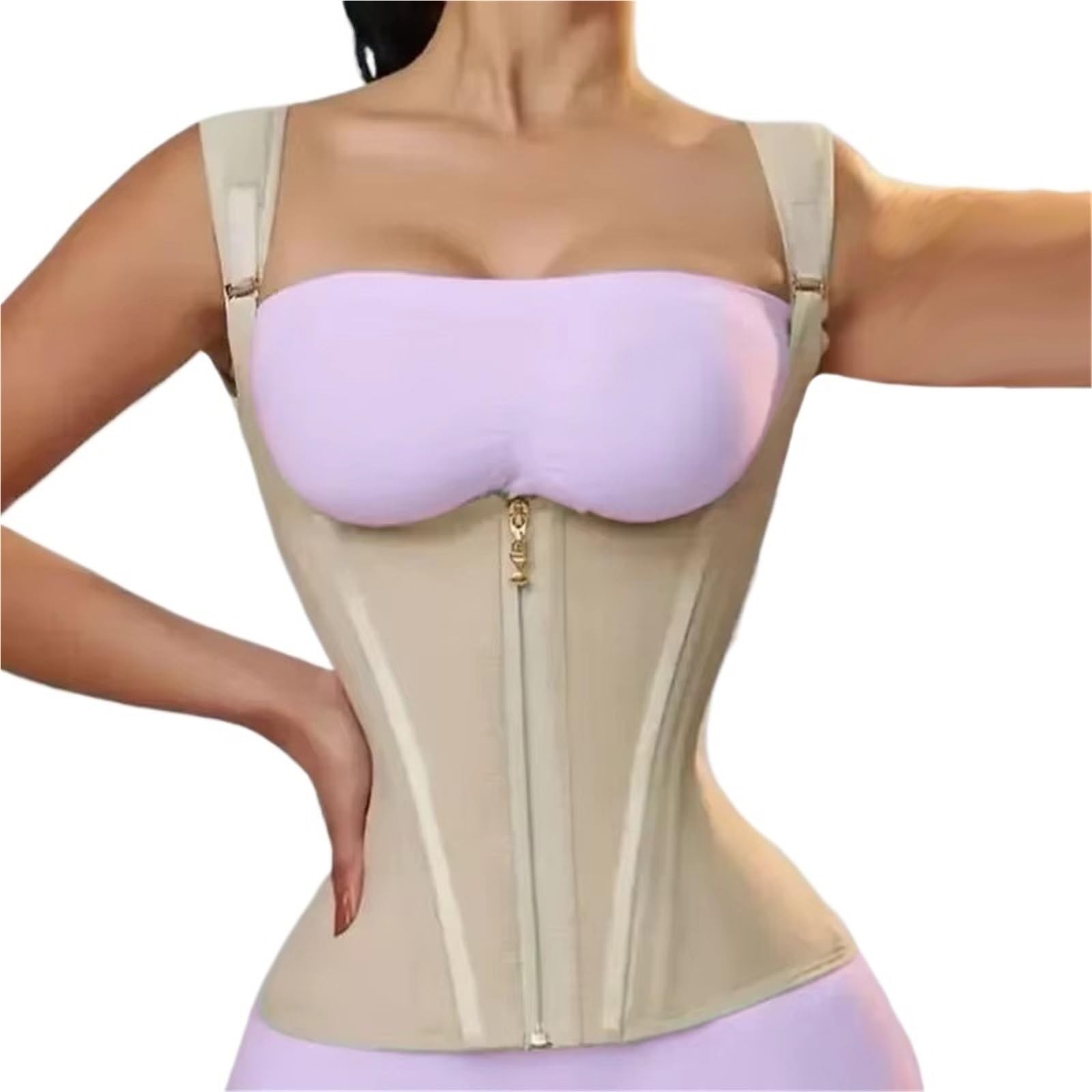 Ceinture Abdominale pour Femmes Corset Amincissant for Femme, Gilet Gainant, Gaine Amincissante, t-Shirt d'entraînement Rose, Ceinture de modelage pour Soutien Abdominal
