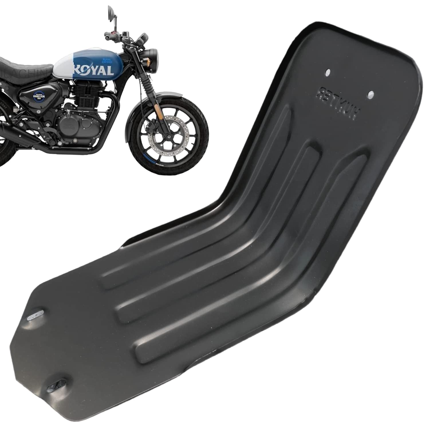 Milachin Metal Premium Heavy Quality Engine Guard,Sump Guard for RE Hunter 350 (Black)