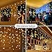 Uping Cortina de Luces Guirnaldas Luces Cadena de Luces LED Luces de...